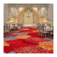Tapis d'hôtel scintillant, usine de tapis chinoise, 80% laine, 20% nylon, tapis Axminster du mur au mur