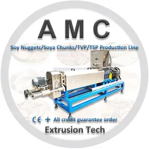 Americhi extruder tvp + extruded soyabean + vegetarian meat making machine