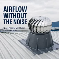 Ventilateur d'extraction de toit à coque galvanisée, longue durée de vie, unité de ventilation pour l'évacuation de la chaleur dans les ateliers industriels
