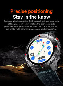 Montre connectée HT37 avec GPS, tracker sportif, bracelet de sport pour hommes, écran de 1,46 pouce, batterie de 540 mAh, montre étanche - Product Image 6