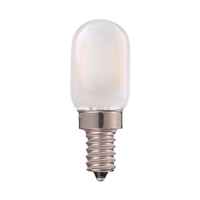 Ampoule LED miniature T22 1W AC220V avec boîtier en verre givré E12 E14 pour réfrigérateur, congélateur, hotte de cuisine, petite applique murale, ampoule à filament LED