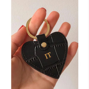 Logo personnalisé Porte-clés en cuir véritable Porte-clés de voiture Porte-clés en cuir pour la maison - Product Image 3