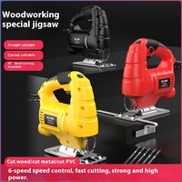 Scie sauteuse électrique portable multifonctionnelle pour le bricolage et l'industrie, outils de travail du bois professionnels, scie à découper manuelle pour usage domestique