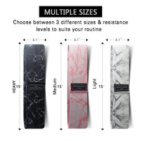 Bandes de résistance épaisses pour les fessiers et les hanches pour l'entraînement musculaire des femmes, antidérapantes, haute élasticité, polyester, coton, latex, soie