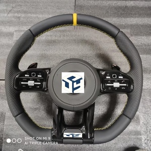 Volant en cuir de haute qualité forgé pour Mercedes-Benz Classe E <span class=keywords><strong>S</strong></span> <span class=keywords><strong>C</strong></span> G W205 W204 W212 W211 W213 E300 W218 - Product Image 4
