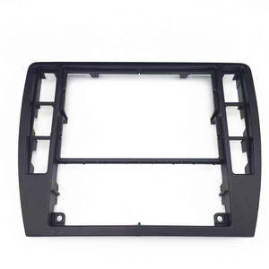 Marco de salpicadero Passat B5 3B0 858 069 A, embellecedor central de plástico con clip para salpicadero, para reproductor de CD y navegación - Product Image 1