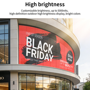 จอแสดงผล LED แบบโปร่งใส ฟิล์มวิดีโอแบบตาข่าย สำหรับติดผนังกระจกหน้าต่าง โฆษณาในร่ม แบบยืดหยุ่น - Product Image 2