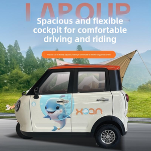 Triciclo Elettrico Completamente Chiuso per Uso Domestico, Veicolo per il Trasporto Anziani e per Donne che Accompagnano e Scolgono i Figli - Product Image 1