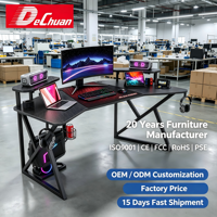 Bureaux de jeu extensibles en gros pour usine – Table de jeu ergonomique et moderne pour ordinateur, idéale pour le streaming en direct
