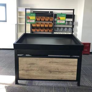 Sou Mi Ka Supermarket Fruit Rack Single Layer Heavy Duty Single Sided For Stores - Product Image 2