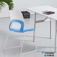 Meilleur prix couleur personnalisée école étude visiteur chaise de bureau chaise centrale ergonomique en maille mobile chaise de formation de bureau ergonomique