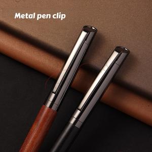 Nouveau stylo à bille large premium <span class=keywords><strong>de</strong></span> luxe avec logo personnalisé stylo signature en bois et métal pour cadeau VIP d'hôtel d'affaires - Product Image 5