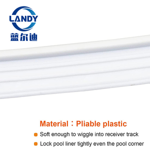 Landy White Pliable Plastic Wedge Lock - Étanche, Installation Facile, Haute Efficacité, Garantie 3 Ans, Revêtement de <span class=keywords><strong>Piscine</strong></span> - Product Image 5