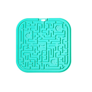 Suprimentos para Animais de Estimação Tapete de Lamber Quadrado de Silicone para Banho de Cães Comedouro Lento com Ventosas para Manteiga de Amendoim - Product Image 2