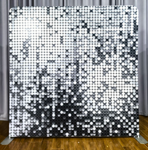 2025 promocional sublimación <span class=keywords><strong>tensión</strong></span> aluminio Banner 8x8ft fotografía portátil telón de fondo equipo de Feria Comercial plata INSHINE - Product Image 3