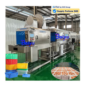 Máquina Automática de Lavado de Cajas Baiyu para Limpieza de Bandejas y Cestas de Plástico de Fábrica con Pulverización de Alta Presión - Product Image 1