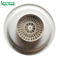 Diffuseur d'air rond réglable en plastique ABS pour la ventilation HVAC Grille de plafond d'alimentation AC pour application extérieure