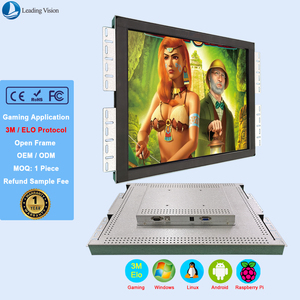Nuovo <span class=keywords><strong>Monitor</strong></span> da Gioco ASR con Schermo Touch a Infrarossi 3M, Interfaccia USB/DVI/Seriale, Garanzia di 1 Anno, Nero, Cornice Aperta - Product Image 1