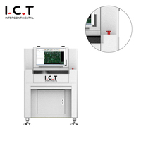 Máquina de Inspección de PCB I.C.T PLC y Engine Core 2D/3D AOI con Lente Telecéntrica y 0.23s/FOV para Líneas SMT/SMD