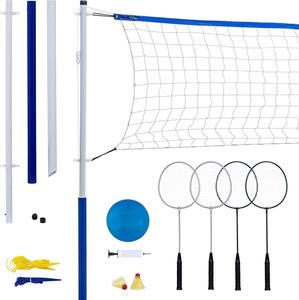 Filet de <span class=keywords><strong>badminton</strong></span>, taille standard, résistant aux intempéries, portable, pour usage intérieur et extérieur, avec sac de rangement - Product Image 2