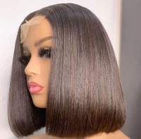 Frontale en dentelle HD transparente 100% cheveux humains pré-épilée, 13x4, Cheveux humains brésiliens