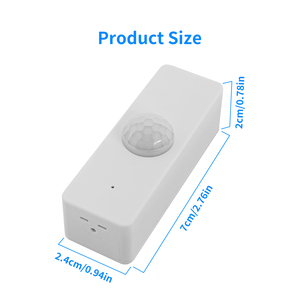 Sensor de Movimiento PIR Inteligente con WiFi Tuya, Montaje de 360 Grados, Alarma con Control por Aplicación para Uso en Hogar y Hotel, Material de PC - Product Image 4