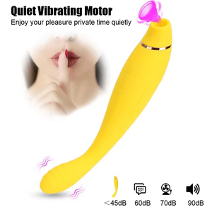 Nouvel appareil de masturbation vibrant à double tête pour stimulation clitoridienne, massage du point G et orgasme féminin – Jouet intime - Product Image 2