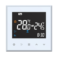Termostato Inteligente WiFi Tuya para Fan Coil, Sistema Termostático OEM Personalizable, Controlador de Temperatura Ambiente para HVAC y Aire Acondicionado
