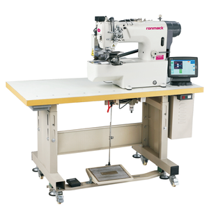 Machine à coudre double aiguille RONMACK RM-8842WB, point noué, automatique et informatisée, neuve, pour usine de confection de ceintures - Product Image 1