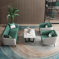Canapés de réception abordables pour bureaux, mobilier de loisirs, design exécutif populaire en cuir