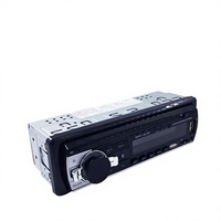 Nouveau lecteur MP3 de voiture 1DIN avec LED, USB, Bluetooth, autoradio avec radio FM pour mise à niveau audio automobile