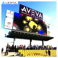 LEDFUL P10 P8 Full Color Court Advertising Billboard Panel SMD Outdoor LED Display Screen