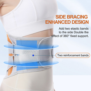 FSPG grosir turmalin dapat disesuaikan penopang punggung bawah medis penjepit sabuk pinggang Lumbar tekanan panas untuk pria dan wanita - Product Image 5