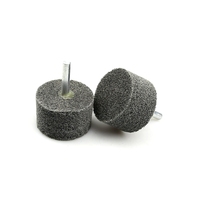 Disque de polissage à lamelles en fibre de nylon non tissée unitaire, monté sur tige de 6 mm, accessoires pour perceuse et meuleuse