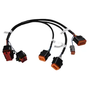 Conector Renault Volkswagen Parte Parachoques Trasero y delantero Almacenamiento de energía Ternin Box Canbus con arnés de audio para automóvil Kit completo de cableado