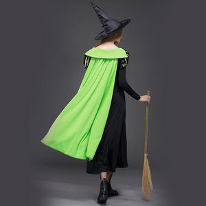 Gran oferta, juego <span class=keywords><strong>de</strong></span> fiesta <span class=keywords><strong>de</strong></span> Halloween, disfraz <span class=keywords><strong>de</strong></span> Cosplay, <span class=keywords><strong>mago</strong></span> <span class=keywords><strong>de</strong></span> <span class=keywords><strong>Oz</strong></span>, <span class=keywords><strong>bruja</strong></span> malvada, vestido <span class=keywords><strong>de</strong></span> mujer con capa - Product Image 3