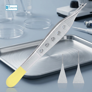 Pinces chirurgicales Micro Adson 0,4 mm en acier inoxydable à pointe de précision pour opération chirurgicale Classe I certifiées CE - Product Image 2