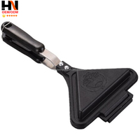Plaque de cuisson pour sandwichs et toasts, moulée par pressage à chaud, pour camping en extérieur, compatible feu direct, avec clip de fixation pour bord de pot