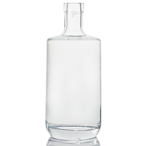 Usine prix de gros personnalisé 750ml vodka/tequila/brandy/rhum bouteille en verre - Product Image 3