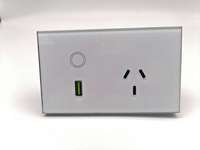 Vente en gros AS/NZS Double point d'alimentation avec deux prises murales USB GPO