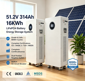 Batería Apilable XIPING OEM ODM de 16KWh, 51.2V 314Ah CAN IP55, Conexión Híbrida a la Red, Directo de Fábrica - Product Image 1