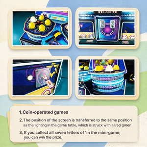 Machine de jeu d'arcade à deux joueurs pour briser des œufs, avec système de rédemption de tickets, à monnayeur, avec marteau de frappe, en cabinet métallique, pour parc familial - Product Image 4