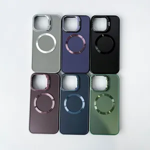 U8 Lens Holder Magnetic Style Cell Phone Case for iPhone 2599