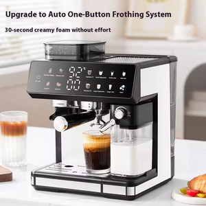 Digital Touch Screen Commercial Home Espresso <b>Coffee</b> Machine with Integrated Grinding Hot & Cold Dual Extraction Milk Frother - Product Image 3