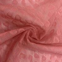 Tissu maille jacquard tricoté extensible 140 g/m² Nylon 70% Spandex 30% Teint uni pour sous-vêtements et maillots de bain pour filles