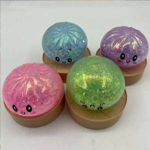 New Release 12pcs/box <b>Bead</b> Dumpling Steam Bun Squishy Glowing LED Dumplings Toy Glow Dumplings Squishy Bun Stress Relief Toys - Product Image 5