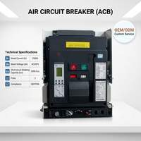 Disjoncteur intelligent AC BKW7-6300H 4000A 5000A 6300A en cuivre et plastique pour système d'énergie verte 3P/4P Type fixe/extractible 50/60Hz