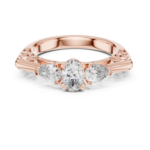 Anillo de Oro de 18k Clásico con Diamante Cultivado en Laboratorio de Corte Ovalado, Elegante y a la Medida del Cliente, para Mujer, Regalo de Boda y Aniversario - Product Image 2