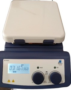 Garantie de qualité Agitateur à plaque chauffante numérique en céramique LCD 10 pouces Garantie 1 an Équipement de chauffage de laboratoire 8 kg Vente en gros Exportation - Product Image 2