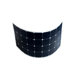 चीन निर्माता थोक सनपावर आईबीसी सौर सेल 100वाट अर्ध लचीले मोनो क्रिस्टलीय सिलिकॉन सौर पैनल